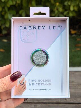 Dabney Lee Glitter Ring Holder & Kickstand Sparkle for Smartphones Cellphone